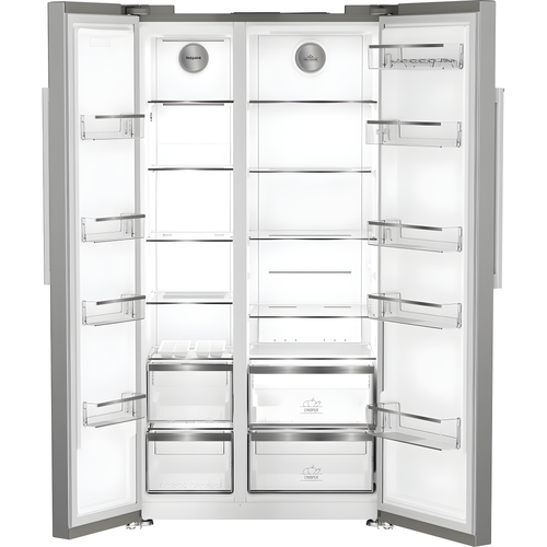 Hotpoint HPG2 6592 XP4UK - Stainless Steel American Fridge Freezer - 593L - E Energy Rating