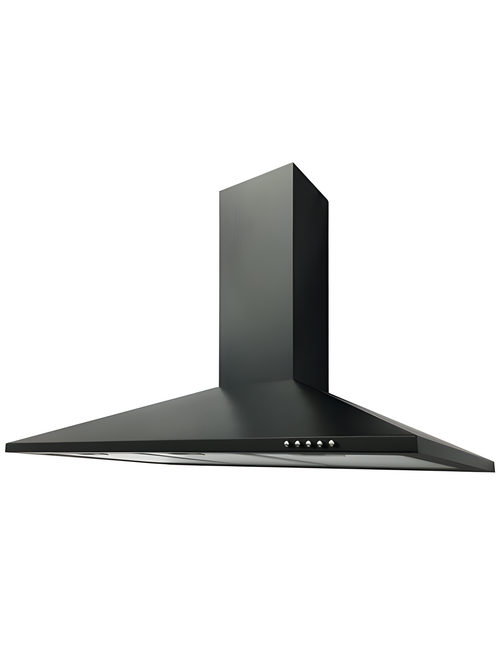 Cata UBSCH90BK.1 - Black 90cm Chimney Hood - B Energy Rating