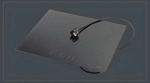 Caple C841i - Black 59cm Induction Hob - 4 Zones 13A - Energy Rating Unknown