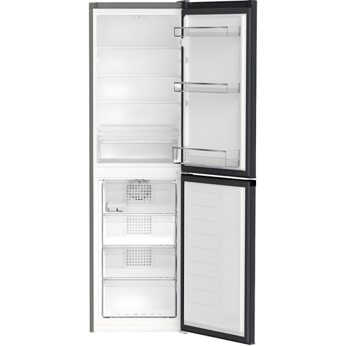 Hotpoint HPKH 1261 XBR4UK - Grey 270L Fridge Freezer - 50/50 Split - E Energy Rating