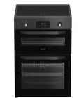 Hotpoint HDE6IDC2SA - Anthracite Electric Cooker - 75L + 38L Dual Cavity - A Rated