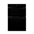 Caple C3371BG - Black Glass Double Ovens - 40/61L Capacity - B Energy Rating