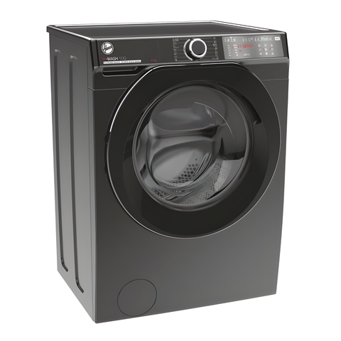 HWB411AMBCR Graphite Freestanding Washing Machine 1400 RPM energy
