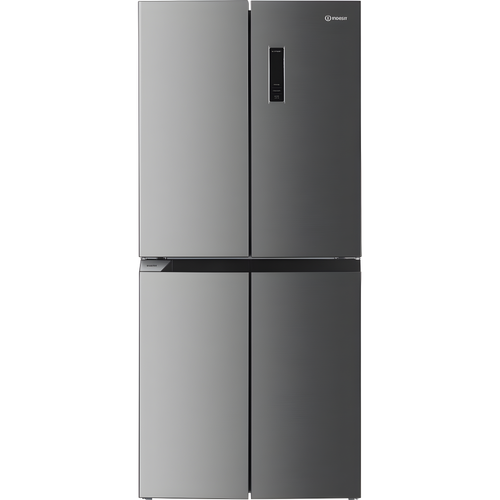 Indesit INGF 6421 XP4UK - Silver American Fridge Freezer - 421L - E Rated