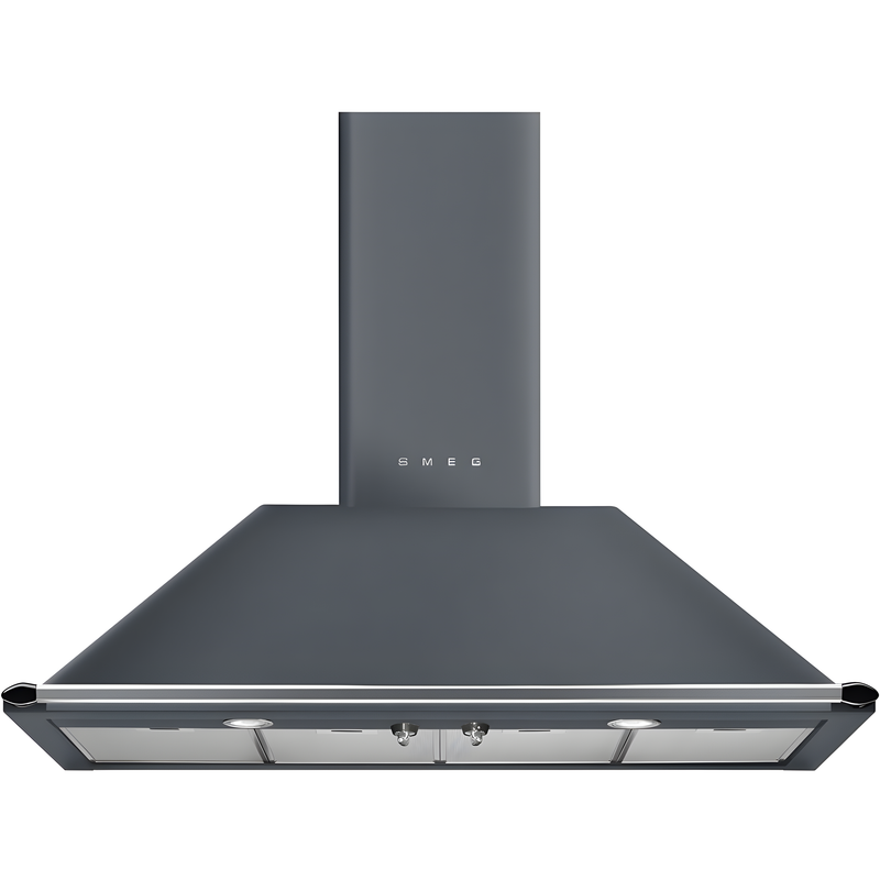 Smeg KT110GRE Victoria - Grey 110cm Chimney Extractor - 554m³/h - A Rated