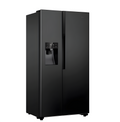 Teknix THSBS1791INBIX - Black American Fridge Freezer - Non-plumbed - E energy