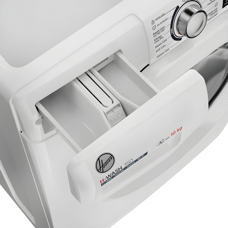 Hoover H3WPS4106TM6-80 - White 10KG Washing Machine - 1400 RPM - A energy