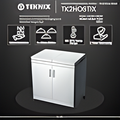 Teknix TK2HOSTIX - Silver Warming Drawer - 4.8L Capacity - 360W