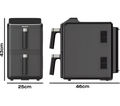 DAEWOO SDA2916GE - Black Air Fryer - 10 litres capacity