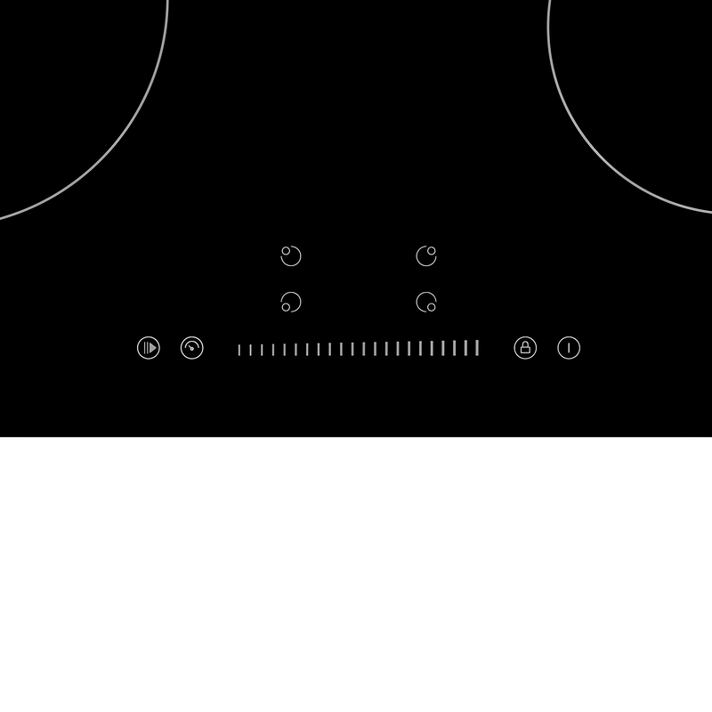 Teknix BITK6SLC - 4 Zone Electric Hob