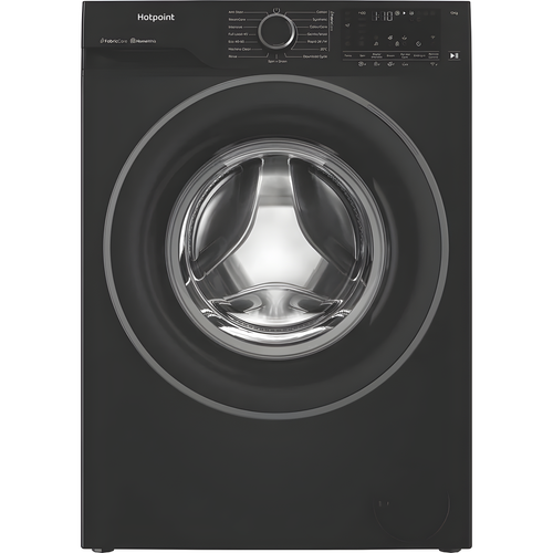 Hotpoint HB123WBCAREUK - Black 12KG Washing Machine - 1400 RPM - A energy