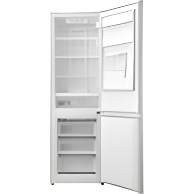 Midea MDRB424FGD01W - White 60/40 Fridge Freezer - Total No Frost - D Rated