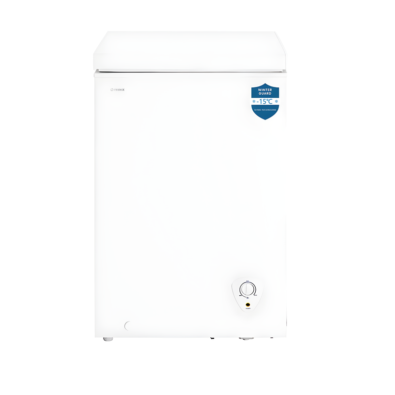 Teknix CH95 - White 95L Chest Freezer - 4 Star, E Energy Rating