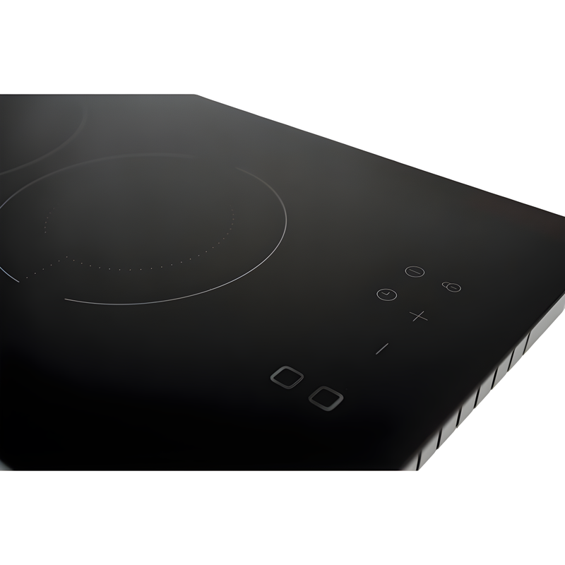 CDA SCC030FR - Black 30cm Domino Ceramic Hob - 2 Cooking Zones