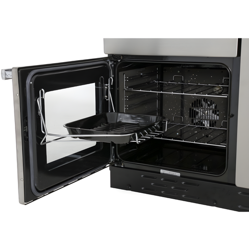 Rangemaster Professional Plus PROP100DFFCY/C - Cranberry/Chrome Dual Fuel Range Cooker - 73L+82L - A Rated