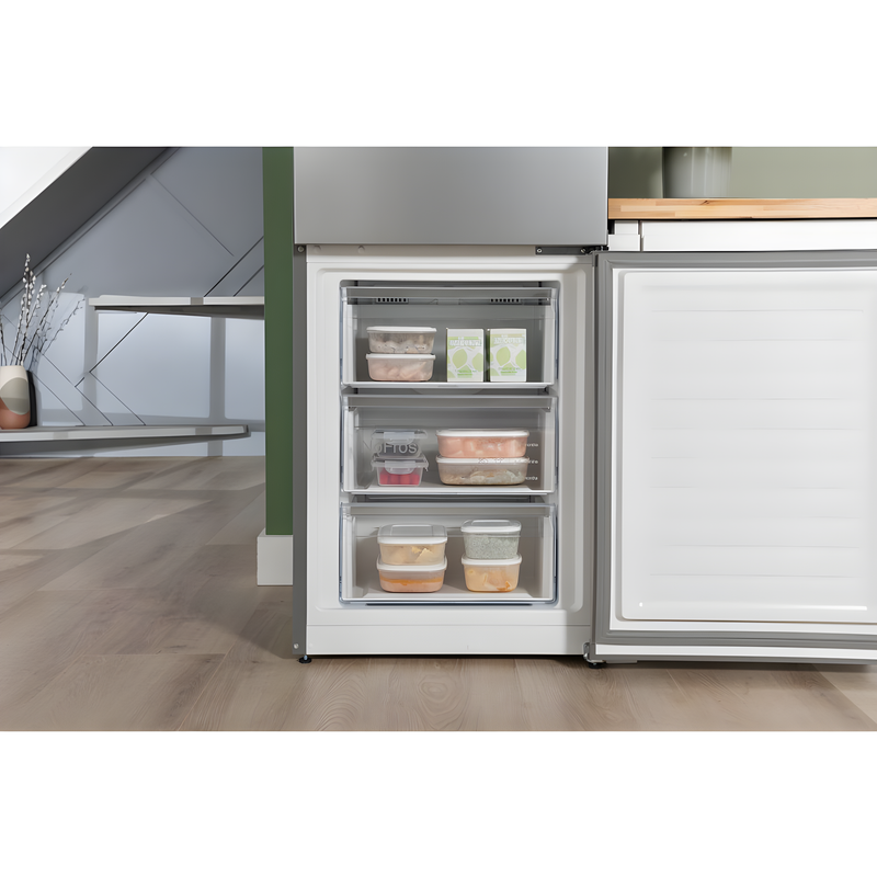 Bosch KGN392LDFG - Silver Freestanding 70/30 Frost Free Fridge Freezer - D energy