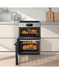 Midea MFO24EME4R118-SS - Stainless Steel 60cm Double Oven Freestanding Cooker - Ceramic Hob - A Energy