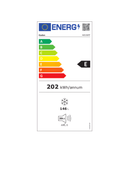 Haden HZ150FF - White Upright Freezer - 146 Litres - E energy