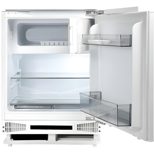 CDA FW254/2 - White Built-Under Fridge with Ice Box - 111L - E energy