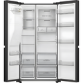 Hisense RS818N4TFE - Black American Fridge Freezer - 632L - E Energy Rating