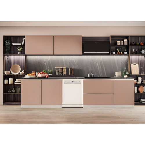 Hotpoint H7FHS51WUK - White Freestanding Full Size Dishwasher - Third Rack - B Energy