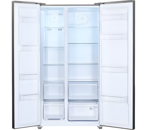 BEKO ASL1532PX - Brushed Steel American Fridge Freezer - 532L - D Energy