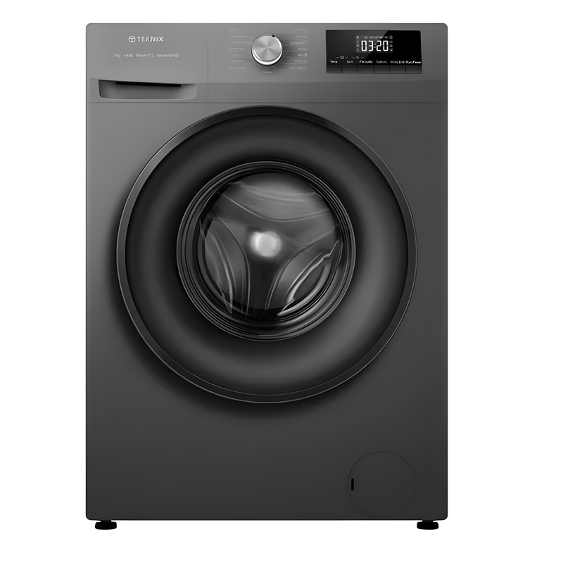 Teknix TK2W814HS - Titanium 8KG Washing Machine - 1400 RPM - A energy