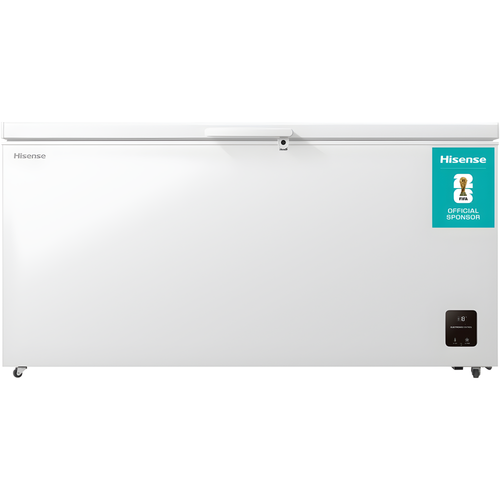 Hisense FC650D4AWLYE - White 500L Chest Freezer - E Energy Rated