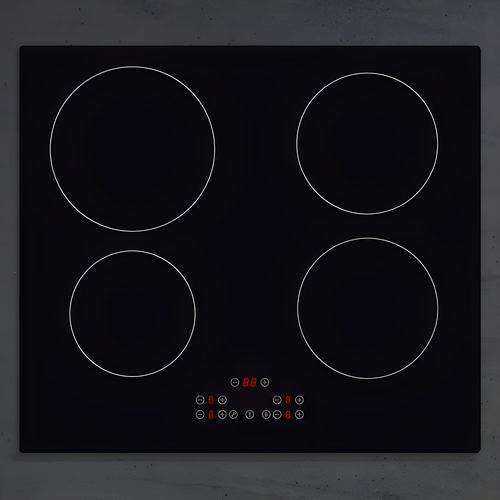 Montpellier MINH59-13A - Black 59cm 4 Zone Induction Hob - Plug In - A