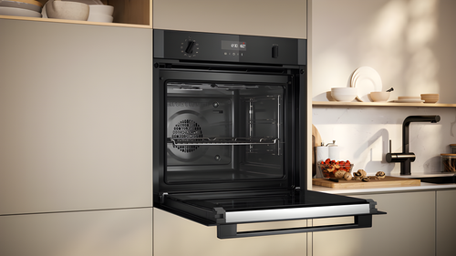 NEFF B2ACH7AG7B - Black/Graphite Single Oven - 71L - A+ Energy