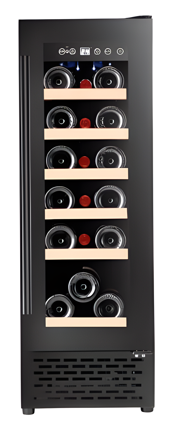 Cata UBBKWC30 - Black 18 Bottle Capacity Wine Cooler - F energy