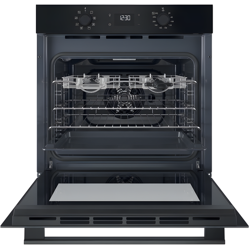 Hotpoint HO 455HZ B UK - Black Built-In Single Oven - 71L Multifunction - A Energy