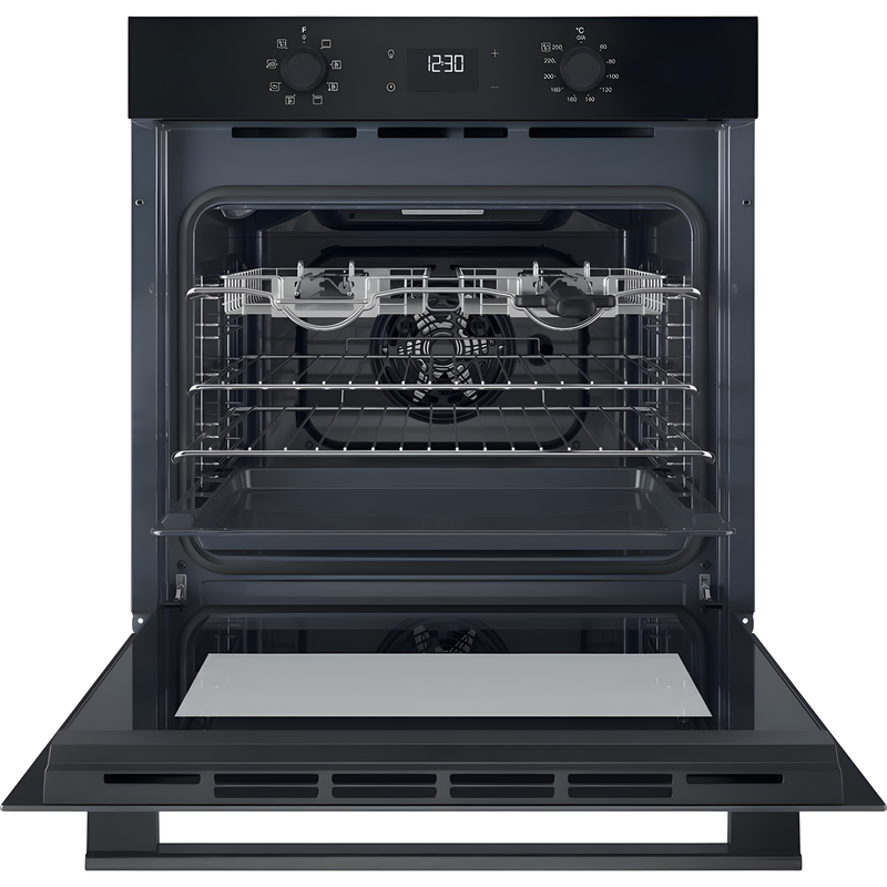 Hotpoint HO 455HZ B UK - Black Built-In Single Oven - 71L Multifunction - A Energy