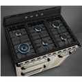 Smeg TR93P - Cream 6 Zone Dual Fuel Cooker - A/A energy