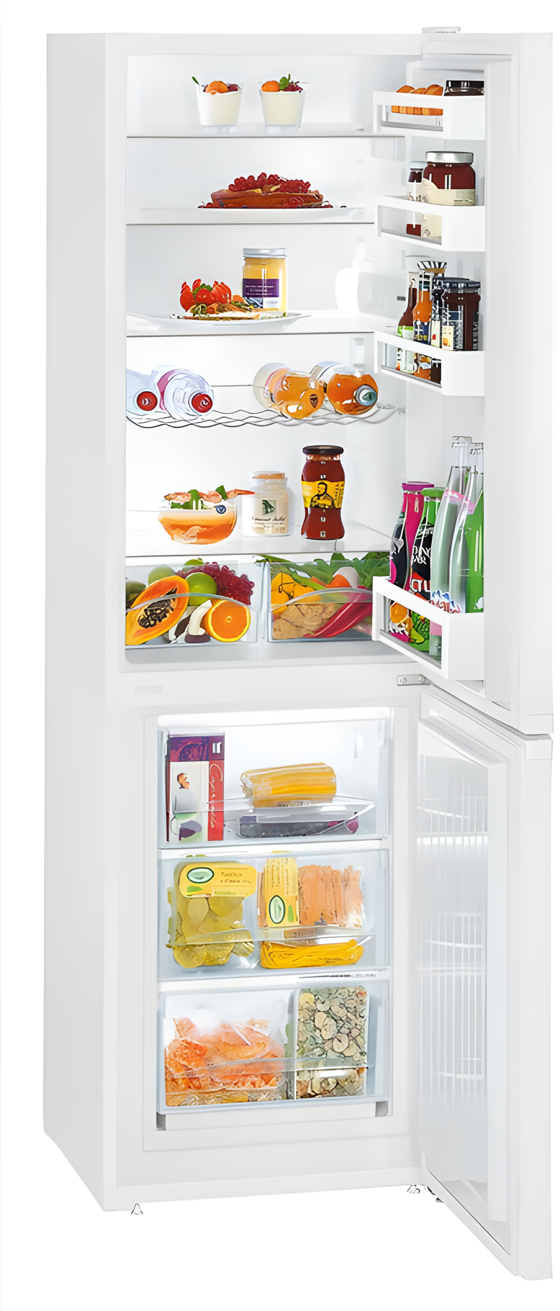 Liebherr CUE3331 - White Freestanding 60/40 Fridge Freezer - 296L - E Rated