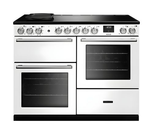 Rangemaster Nexus 110 NEXO110EIPWHT/CM1 - White Induction Range Cooker - 110cm - A Energy