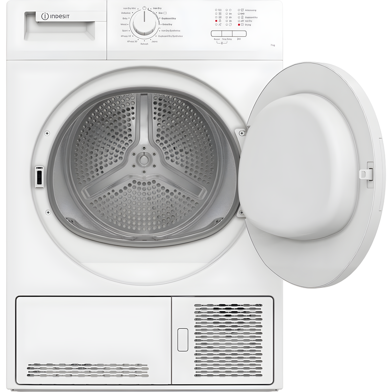Indesit CYD C82 WWGL UK - White 8KG Condenser Tumble Dryer - B Energy Rated