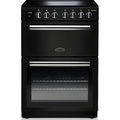 Rangemaster PROPL60EIBL/C - Black/Chrome Induction Electric Cooker - Dual Oven 69L/39L - A Energy
