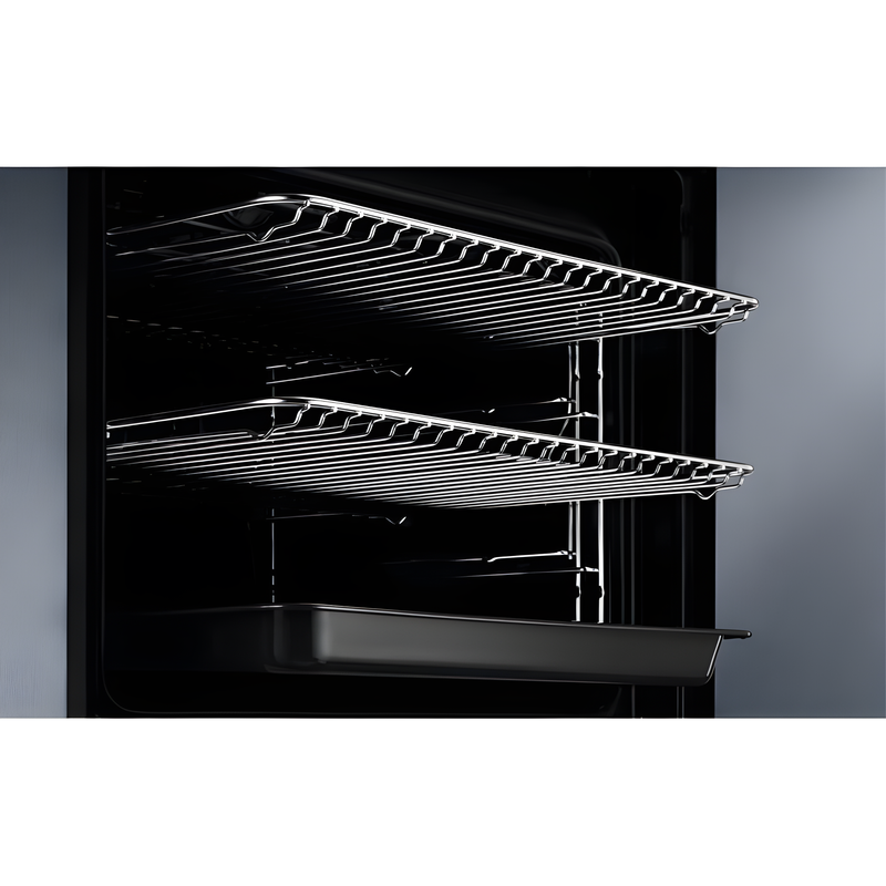 AEG BEX535A61B - Black Built in Electric Single Oven - Aqua cleaning - A+ energy