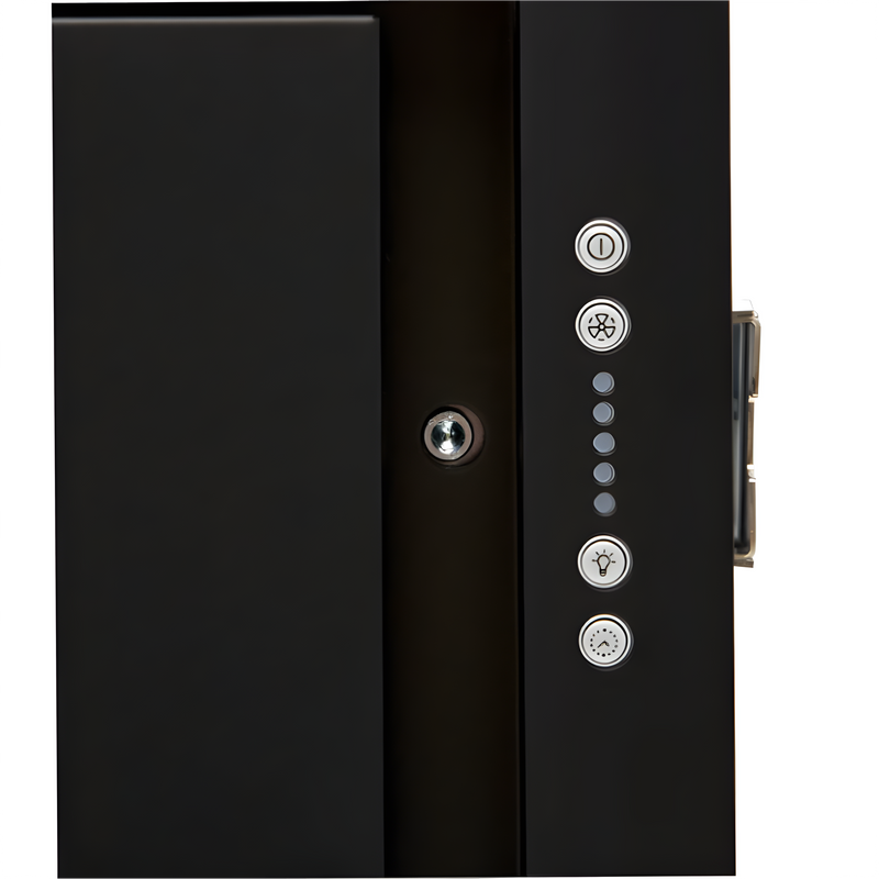 Elica LANE-60-BLK - Black Canopy Extractor Hood - B energy