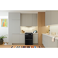 Belling FSA VISION 60E BSS 444412050 - Black & Silver Steel Freestanding Electric Ceramic Cooker - 99L Double Oven - A Energy