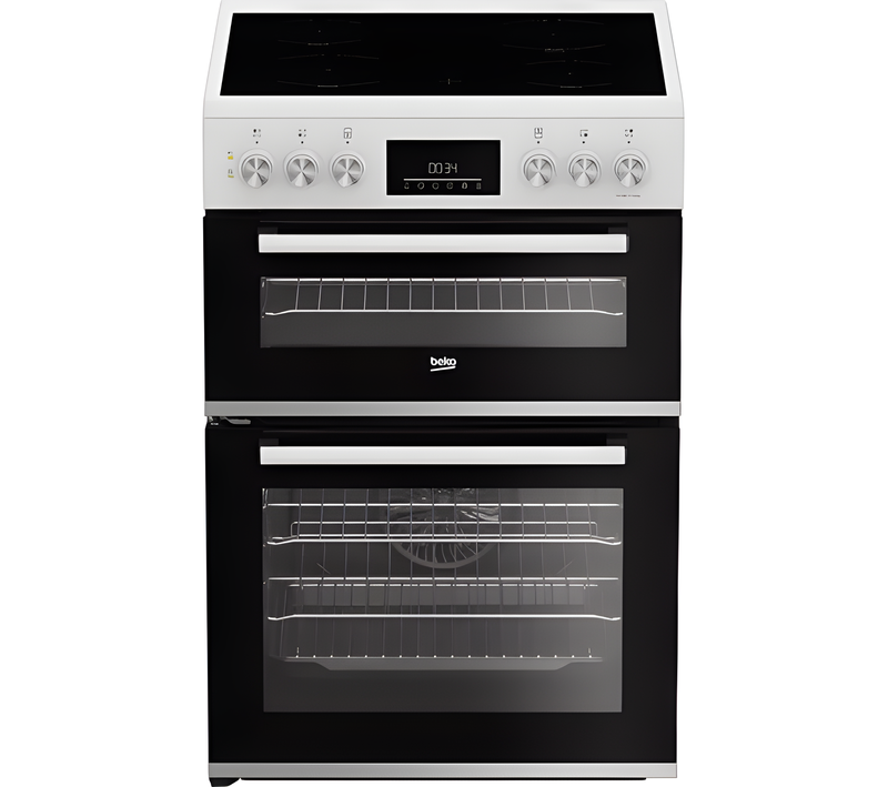Beko FDC6731W - White 60cm Freestanding Electric Ceramic Cooker - A Energy