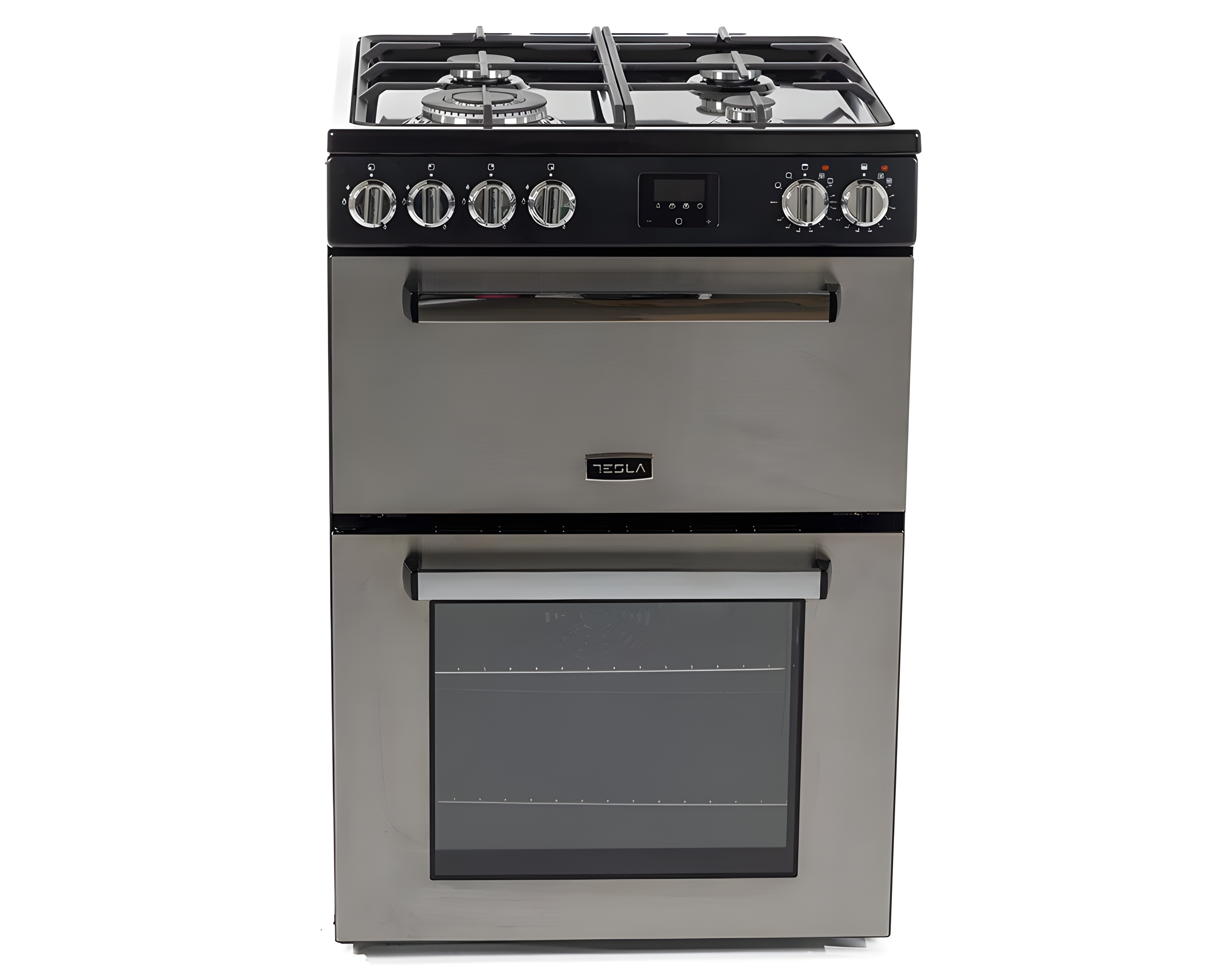 Tesla TMRDF60SS - Stainless Steel Dual Fuel Range Cooker - 68L+31L - A ...