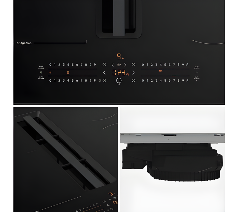 HisenseHEH6432BSCWF - Black Vented Induction Hob - 4 Zones
