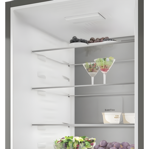 Hotpoint HPK 26412W XP5UK - Brushed Steel 70/30 Fridge Freezer - Dual No Frost - D Energy