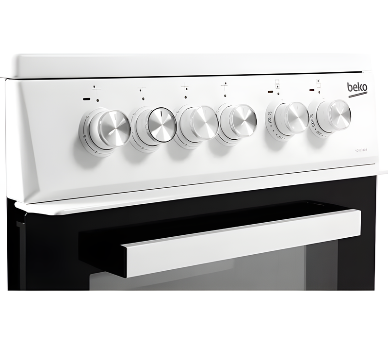 BekoKDVC563AW - White Electric Ceramic Cooker - 58L + 31L Double Oven - A Energy