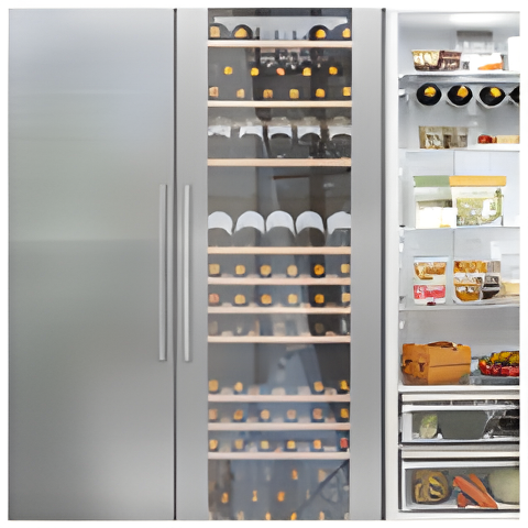 Caple SSDOOR177DOD - Stainless Steel Fridge Freezers - Door on Door Installation