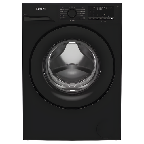 Hotpoint H101BANTISTAINUK - Black 10KG Washing Machine - 1400 RPM - A energy