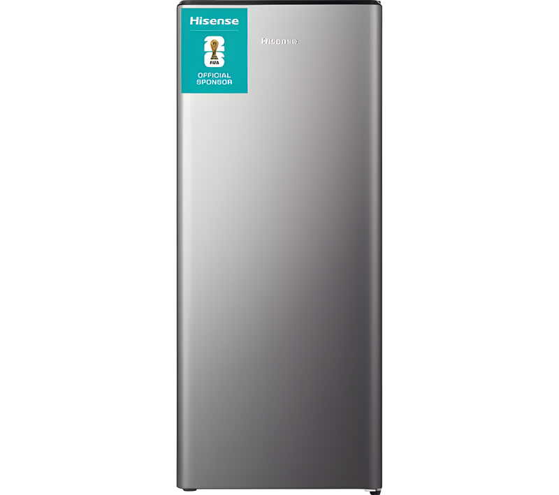 HISENSE RR220D4BDE - Silver Fridge - 150L Capacity - E Energy Rating