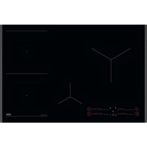 AEG TI84IB10FB - Black 78cm Induction Hob - 4 Zones